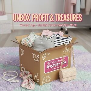 10x$12 📦 Mystery Box Tops Assorted Sizes Ten Piece Reseller Lot Bundle Women’s